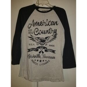 GRAND OLE OPRY Shirt AMERICAN COUNTRY Raglan Tee Nashville Tennessee Music Hall